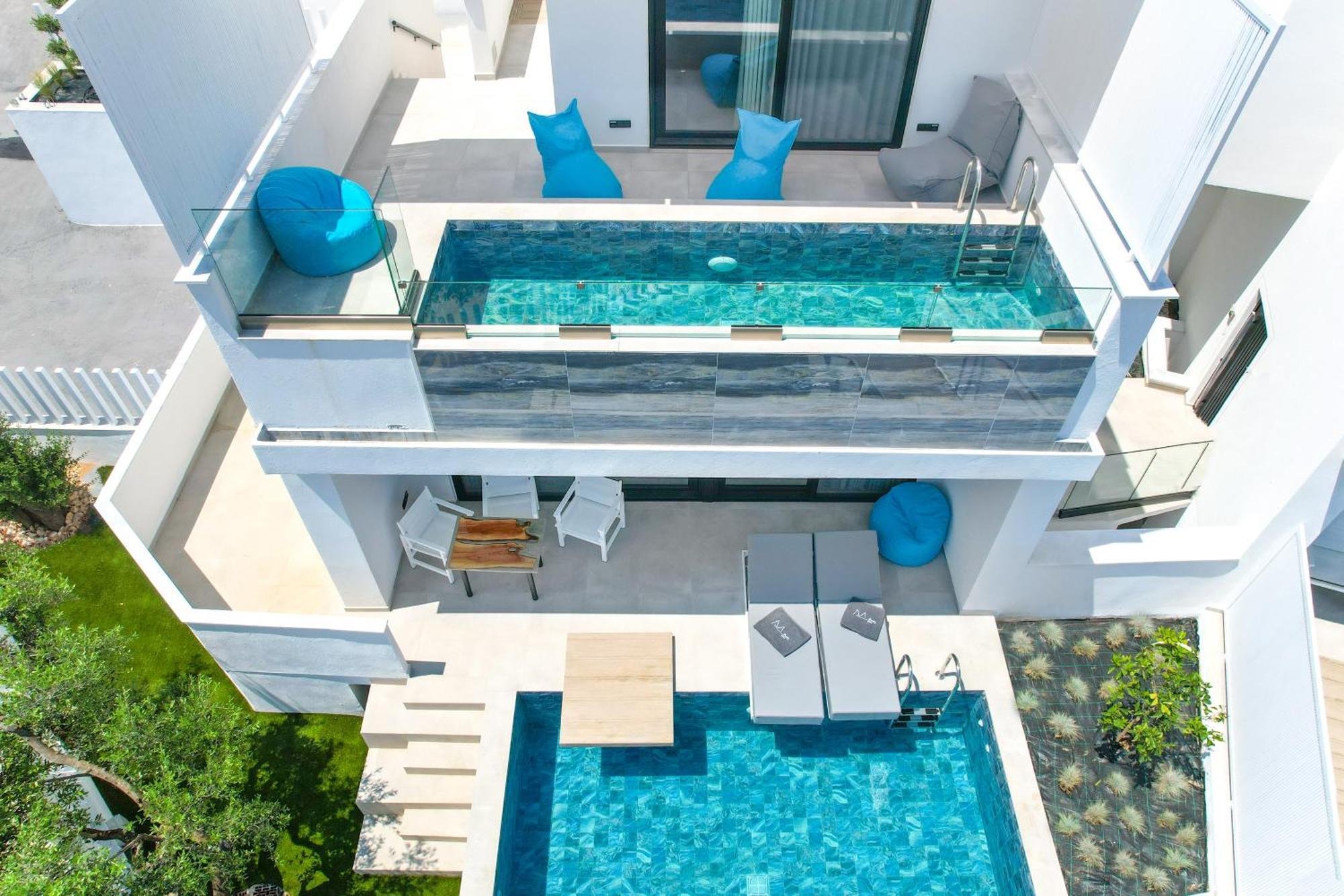 Mythodea Prive Luxury Suites Chrysi Ammoudia Bagian luar foto