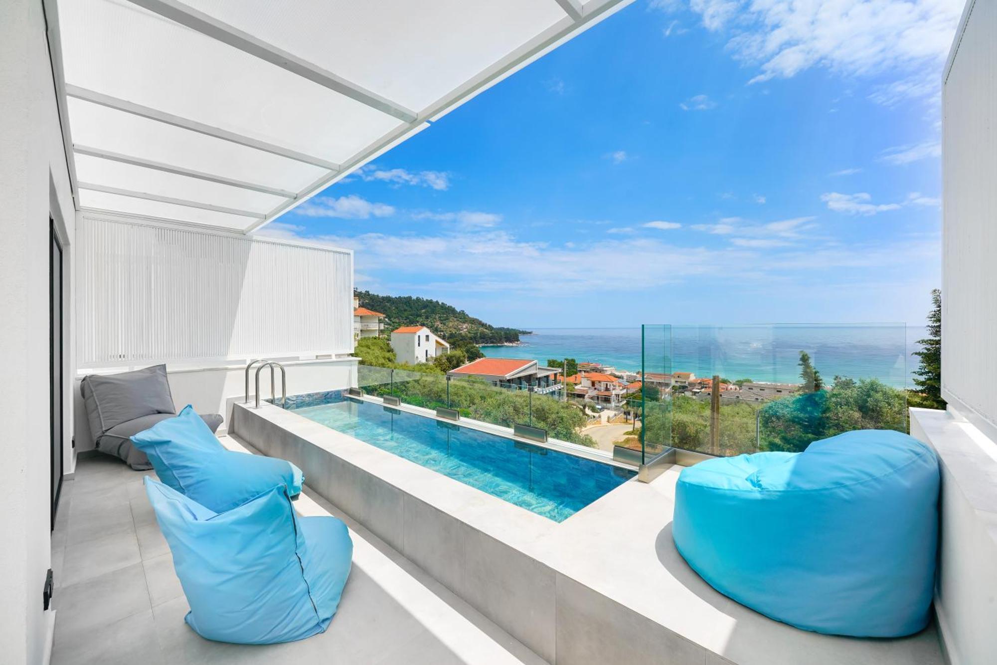 Mythodea Prive Luxury Suites Chrysi Ammoudia Bagian luar foto