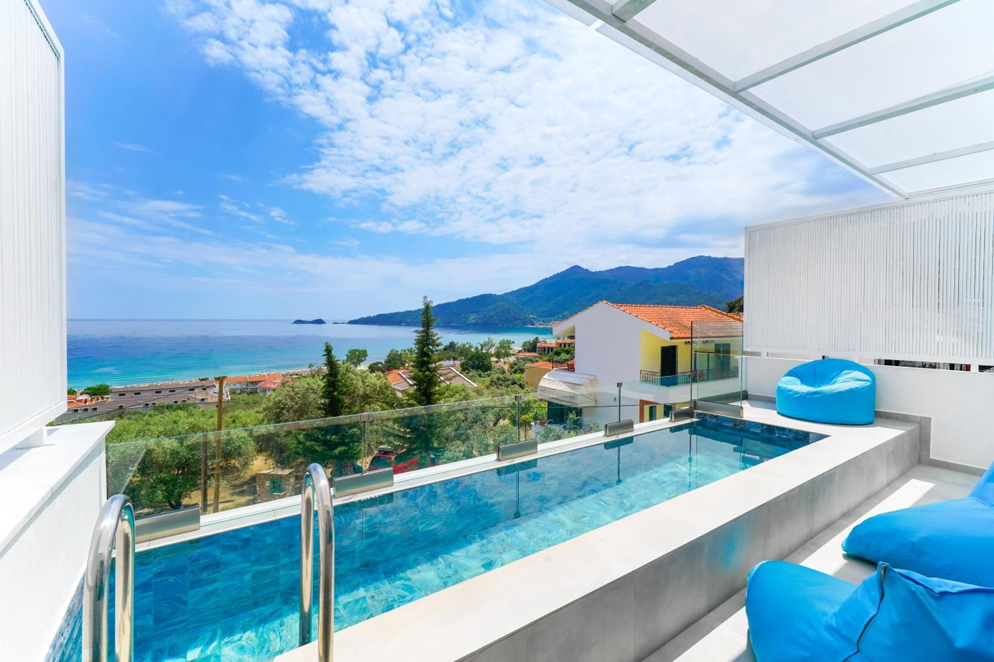 Mythodea Prive Luxury Suites Chrysi Ammoudia Bagian luar foto